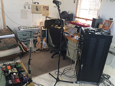 My desk in the studio, Elphinstone